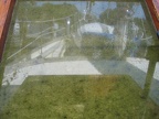 Reflection of bow off hatch glass