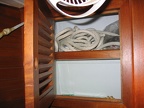 Locker in mid-ships bunk