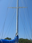 Aft stb side mast