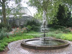 Fountain as you enter the Rose Garden